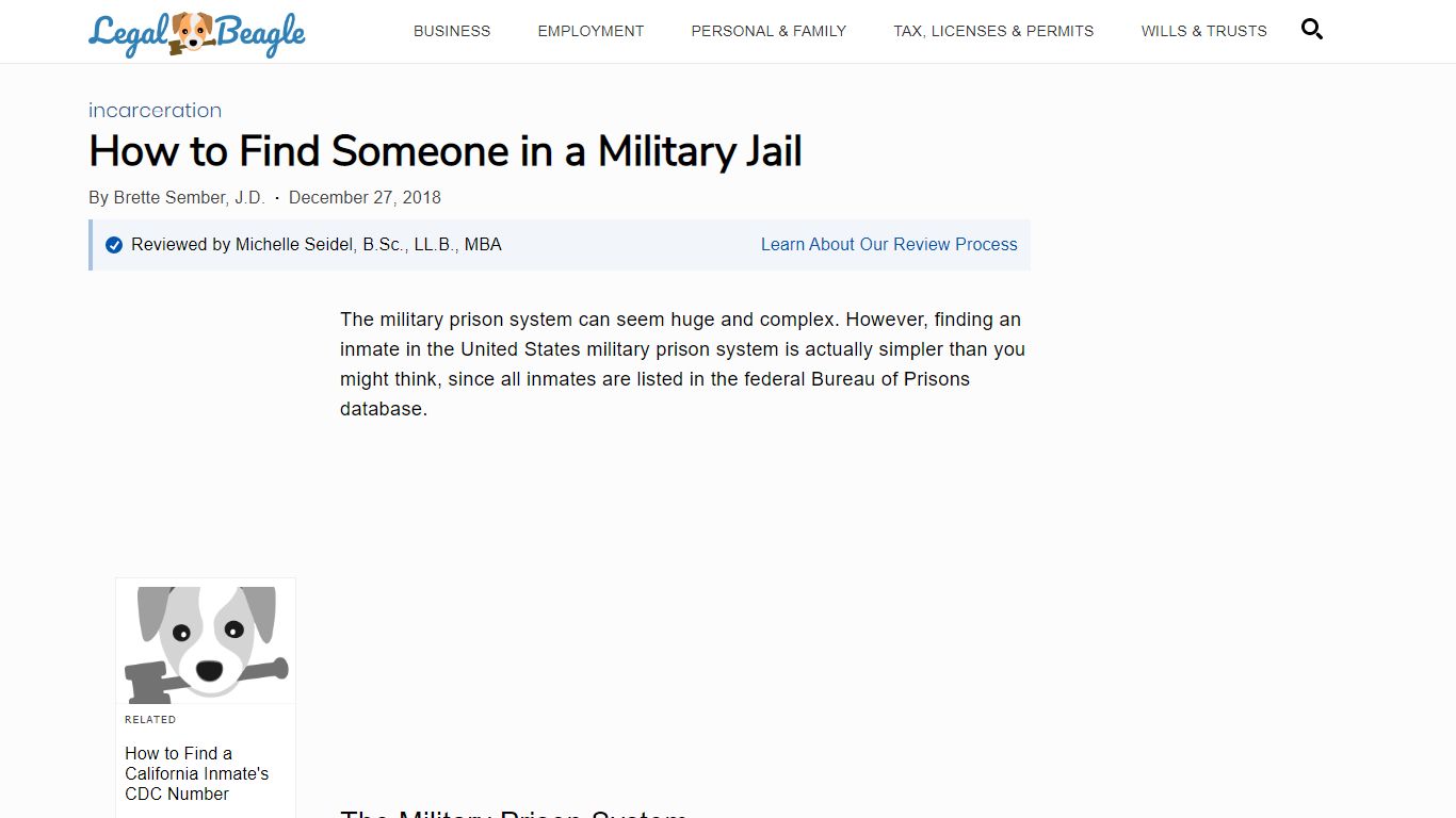 How to Find Someone in a Military Jail | Legal Beagle